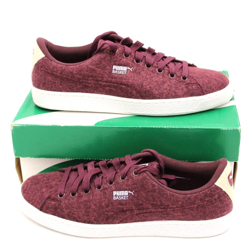 Puma Basket Classic Embossed Wool (361350 03) Winetasting-Lilac Snow